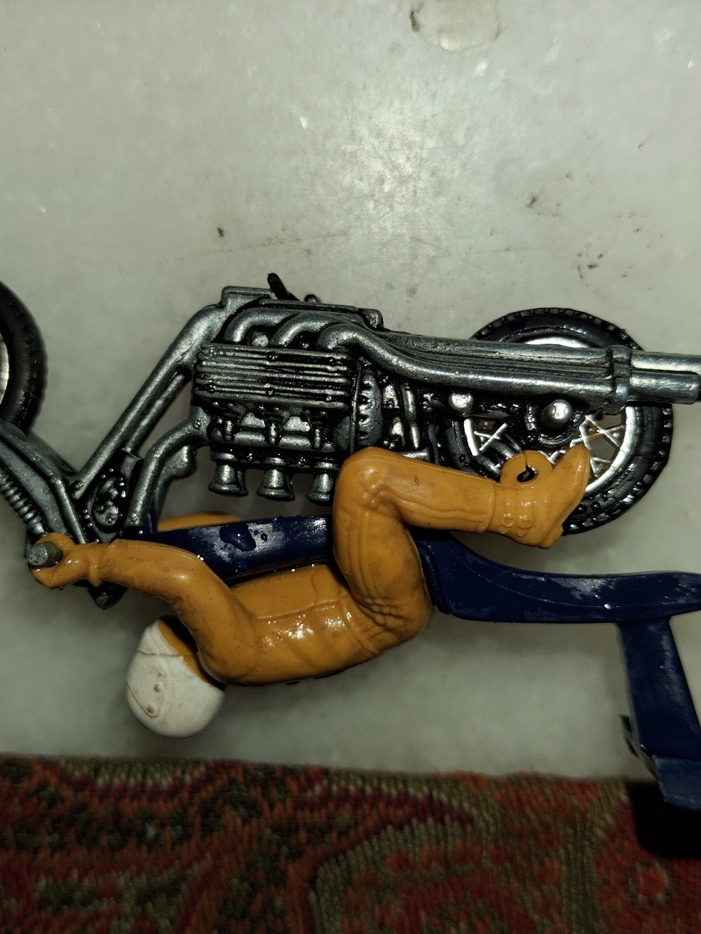Vintage 1971 MINT Rumblers Reveloution Choppers With Figures. Great Shape - Picture 9 of 13